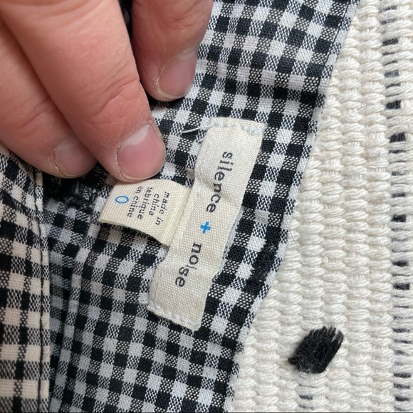 UO Silence & Noise Gingham High Waist Pants - Picture 7 of 9